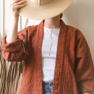 Curator Jules Cardigan XS Rust
